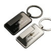 1.0 Main Custom Printed Gunmetal Keychain Add Your Design or Logo to Custom Gunmetal Keychain