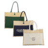 1.0 Main Custom Printed Jute Goodie Bag Add Your Design or Logo to Custom Jute Goodie Bag
