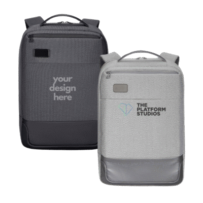1.0 Main Custom Printed TREK Laptop Backpack Add Your Design or Logo to Custom TREK Laptop Backpack