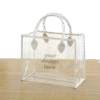 1.0 Main Custom Printed Transparent Chic Tote Bag Add Your Design or Logo to Custom Transparent Chic Tote Bagv