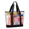 1.0 Main Custom Printed Transparent Zipper Tote Bag Add Your Design or Logo to Custom Transparent Zipper Tote Bag