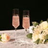 Custom Printed Champagne Flute Glass (Set of 2) Merchlist Add Your Design or Logo to Custom Champagne Flute Glass (Set of 2) 2