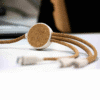 Custom Printed Cork & Wheat Straw Charging Cable Add Your Design or Logo to Custom Charging Cable 2
