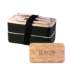 Custom Printed Double Decker Lunchbox Add Your Design or Logo to Custom Double Decker Lunchbox 1