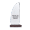 Custom Printed Sail Shape Award Trophy Add Your Design or Logo to Custom Sail Shape Award Trophy 1
