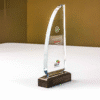 Custom Printed Sail Shape Award Trophy Add Your Design or Logo to Custom Sail Shape Award Trophy 3