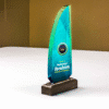 Custom Printed Sail Shape Award Trophy Add Your Design or Logo to Custom Sail Shape Award Trophy 4