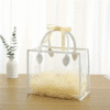 Custom Printed Transparent Chic Tote Bag Add Your Design or Logo to Custom Transparent Chic Tote Bag 3