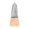 Custom Printed Wooden Obelisk Trophy Add Your Design or Logo to Custom Wooden Obelisk Trophy 1