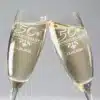 Personalised Wedding Anniversary Champagne Glass