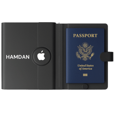 1. Main Custom Branded Lumify Passport Cover Merchlist Print Your Logo on Custom Passport Cover with Tracker Apple Google