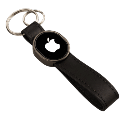 1. Main Custom Printed Belmonte Metal & Leather Keychain Merchlist Print Your Logo or Name on Custom Keychain