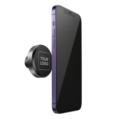 1. Main Custom Printed GRIP MASTER Magnetic Phone Holder Merchlist Print Your Logo on Magnetic Suction Phone Holder