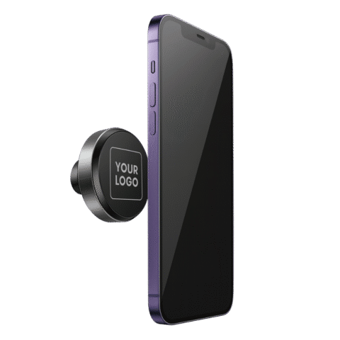 1. Main Custom Printed GRIP MASTER Magnetic Phone Holder Merchlist Print Your Logo on Magnetic Suction Phone Holder