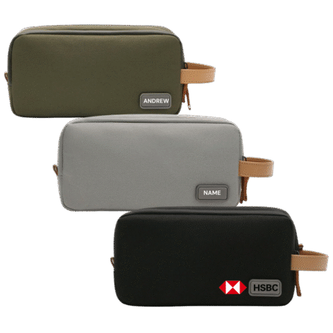 1. Main Custom Printed Hamza Travel Pouch Merchlist Print Your Logo on Custom Travel & Tech Pouch