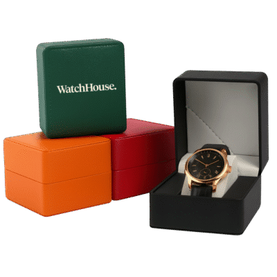 1. Main Custom Printed Leather Watch Box Merchlist Print Your Logo on Custom Watch Box for Home or Company with Name or Logo