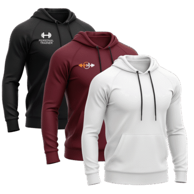1. Main Custom Printed Lightweight Athletic Hoodie Merchlist Print Your Logo on Fitness Running Athletic Hoodie