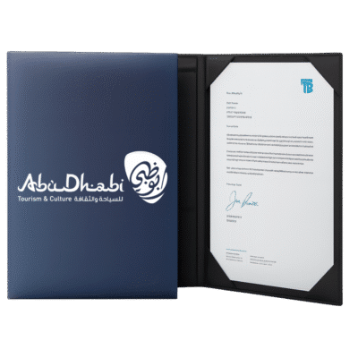 1. Main Custom Printed Signature Document Folder Merchlist Print Your Company Logo on Custom Document Signing Folder