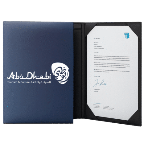 Custom Signature Document Folder - Print Your Logo - Merchlist