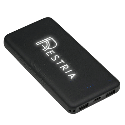 1. Main Custom Printed Spectra 10K Light Up Powerbank Merchlist Print Your Logo on Custom Personalized Powerbank