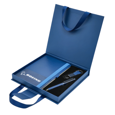 1. Main ProDesk Office Gift Set Premium Gift Set with Ribbon Handle Box Merchlist Print Your Logo on Office Gift Set