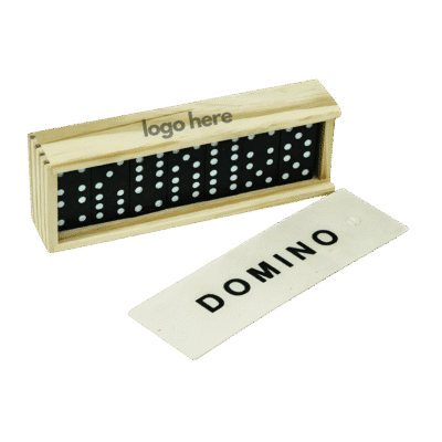 1.0 Main Custom Printed Domino Game Set Add Your Design or Logo to Custom Domino Game Set