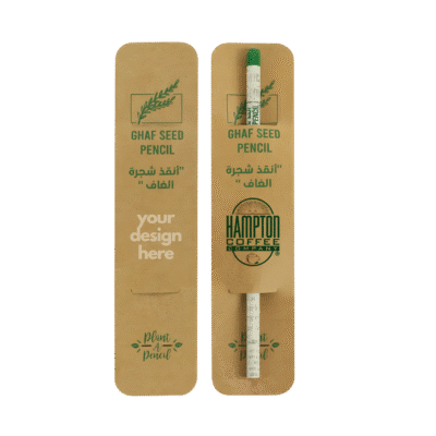 1.0 Main Custom Printed Ghaf Seed Plantable Pencil Add Your Design or Logo to Custom Ghaf Seed Plantable Pencil