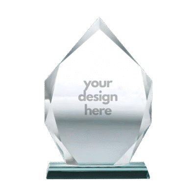 1.0 Main Custom Printed Iceberg Crystal Award Add Your Design or Logo to Custom Iceberg Crystal Award