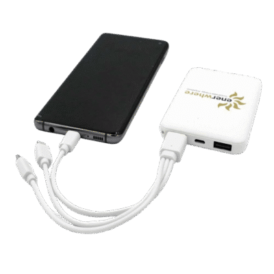 1.0 Main Custom Printed Mini Powerbank 5000 mAh Add Your Design or Logo to Custom Mini Powerbank 5000 mAh
