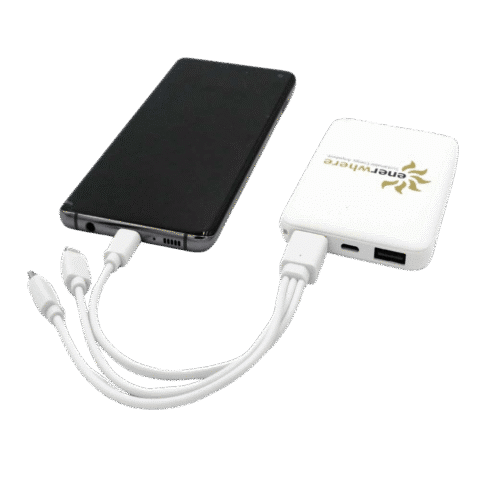 1.0 Main Custom Printed Mini Powerbank 5000 mAh Add Your Design or Logo to Custom Mini Powerbank 5000 mAh