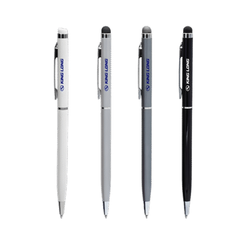 1.0 Main Custom Printed Stylus Slim Metal Pen Add Your Design or Logo to Custom Stylus Slim Metal Pen