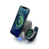 Custom Printed 3-in-1 Wireless Charging Station Add Your Design or Logo to Custom 3-in-1 Wireless Charging Station 1