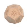 Custom Printed ORLI - eco-neutral Digital Detox Wooden Dice Add Your Design or Logo to Custom ORLI - eco-neutral Digital Detox Wooden Dice 3