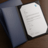 Custom Signature Document Folder - Print Your Logo - Merchlist