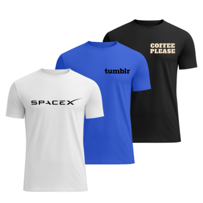 1. Main Custom Printed Luxe Crew Neck T-shirt Merchlist Print Your Design or Logo on Custom Premium Luxe Tshirt Round Neck