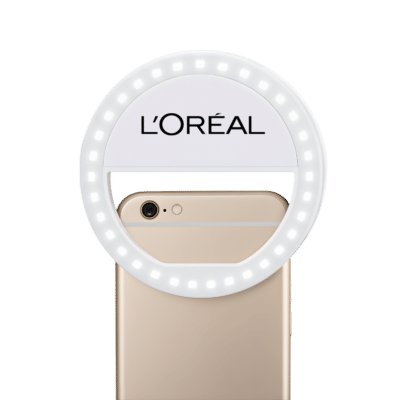 1. Main Custom Branded Mobile Selfie Ring Light Merchlist Print Your Design or Logo on Mobile Selfie Ring Light