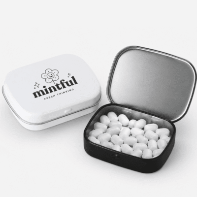 1. Main Custom Mint Tinbox Merchlist Print Your Logo or Design on Custom Mints and Mint boxes for giveaways weddings events