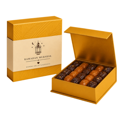 1.0 Main Custom Bateel Premium Filled Dates Gift Box Add Your Design or Logo to Custom Bateel Premium Filled Dates Gift Box