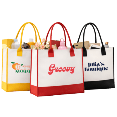 1. Main Custom Branded Maison All-Day Tote Bag Merchlist Print Your Name Logo or Design on All-Day Carry Tote Bag
