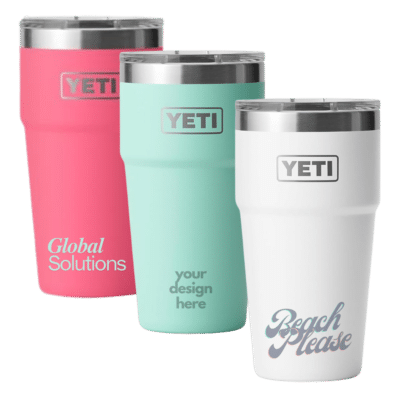 1. Main Custom Branded YETI Rambler Tumbler Merchlist Print Your Name or Logo on Custom YETI Tumbler Bottle