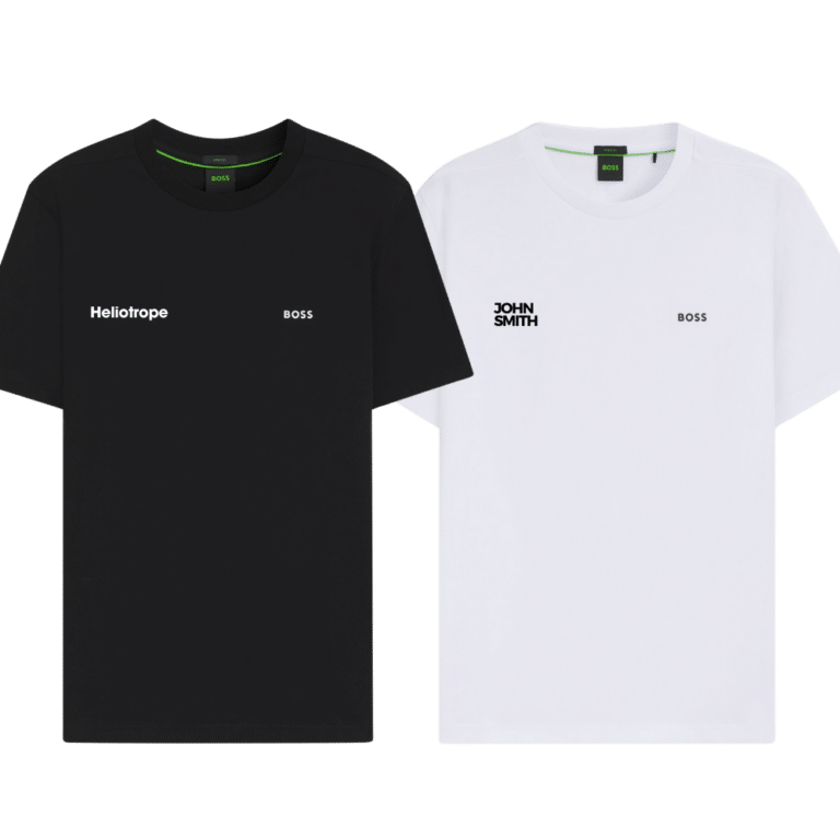 Custom BOSS Signature Stretch T-shirt - Print Your Name or Logo - Merchlist