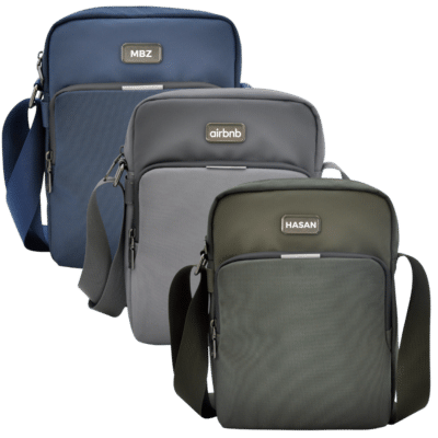 1. Main Custom Printed and Engraved Explorer Travel Sling Bag Merchlist Print or Engrave Your Name or Logo on Travel Sling Bag