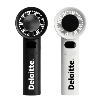 1.0 Main Custom Printed TURBO Rechargeable Hand Fan Add Your Design or Logo to Custom TURBO Rechargeable Hand Fan