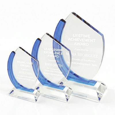 1. Main Custom Arc Crystal Award Merchlist Great for Achievement Recognition Awards for Employees and Clients