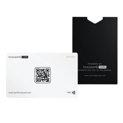 1.0 Main Custom Printed Digital Business NFC Card Add Your Design or Logo to Custom Digital Business NFC Card