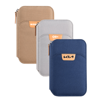 1.0 Main Custom Printed Skyline Travel Wallet Add Your Design or Logo to Custom Skyline Travel Wallet