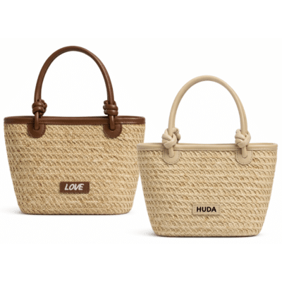 1. Main Custom Printed Riviera Handbag Merchlist Print Your Name or Logo on Custom Women's Mini Handbag Merchlist