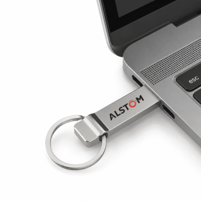 1. Main Custom Printed RING Metal USB Drive Merchlist Print Your Design or Logo on Custom Metal USB Flash Drive 32GB