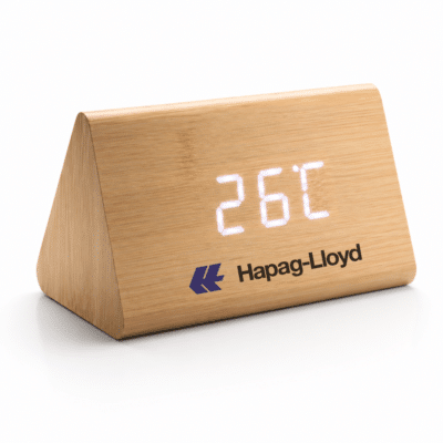 1. Main Custom Printed Timber Desk Clock Merchlist Print Your Design or Logo on Custom Wooden Desk Clock for Home or Office