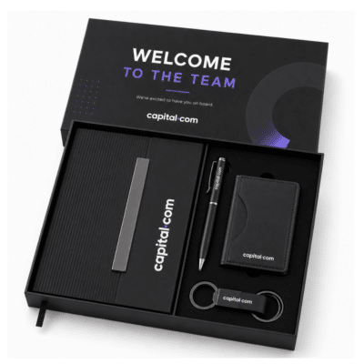 1. Main Custom Branded WorkDay Professional 5-in-1 Gift Set Merchlist Print Your Logo on Custom Employee Onboarding Welcome Gift Set